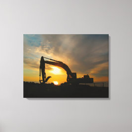 Silhouette on the Breakers Leinwanddruck