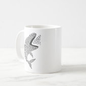 Silhouette Orca Kaffeetasse (Vorderseite Links)