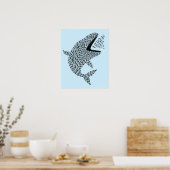 Silhouette Orca Poster (Küche)