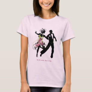 Silhouette-Paar-Gesellschaftstänze T-Shirt