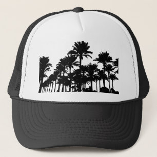 Silhouette Palmen Truckerkappe