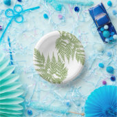 Silhouette Papier-Teller für die Waldbrandbekämpfu Pappteller (Party)