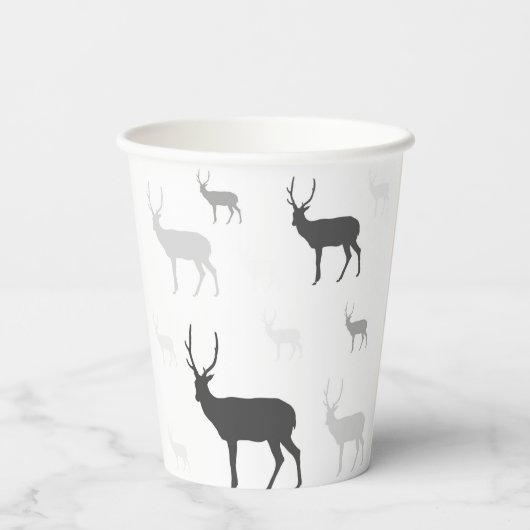 Silhouette Pappbecher (Rückseite)