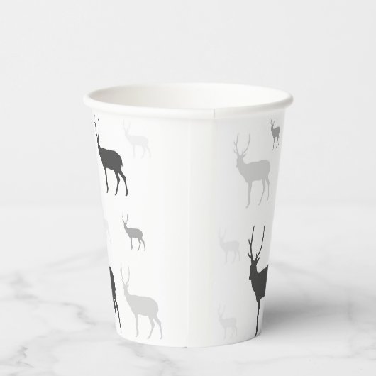 Silhouette Pappbecher (Rechts)