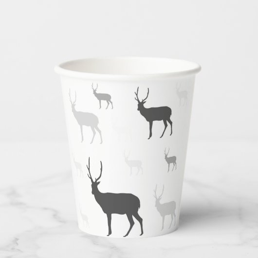 Silhouette Pappbecher (Vorderseite)