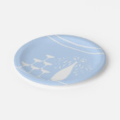 Silhouette Pappteller (Schrägansicht)