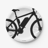 Silhouette Pappteller (Vorderseite)