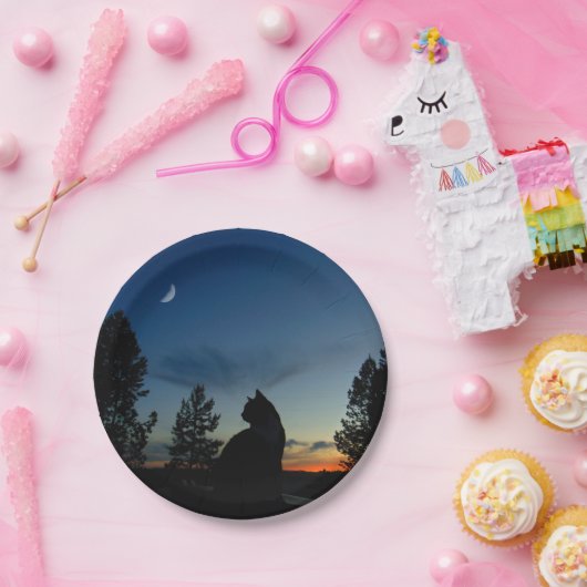 Silhouette Pappteller (Party)