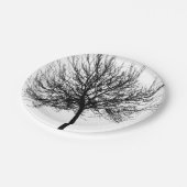 Silhouette Pappteller (Schrägansicht)