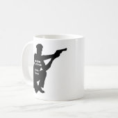 Silhouette Personalisiert Patrolman Kaffee Tasse (Vorderseite Links)