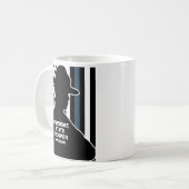 Silhouette Personalisiert Staat Trooper Kaffeetasse (Vorderseite Links)