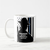 Silhouette Personalisiert Staat Trooper Kaffeetasse (Links)