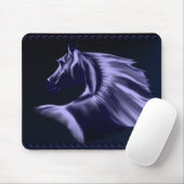 Silhouette-Pferd Mousepad (Mit Mouse)
