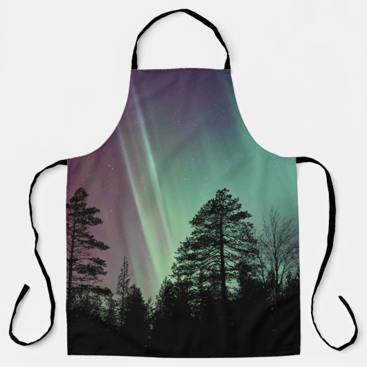 SILHOUETTE PHOTO OF AURORA BOREALIS SCHÜRZE (Vorderseite)