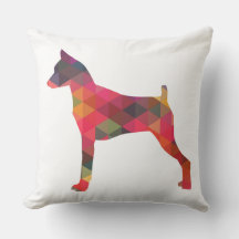 Silhouette Pinscher Geometric