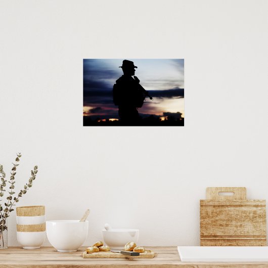 Silhouette Poster (Küche)