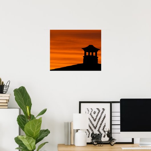 Silhouette Poster (Heimbüro)