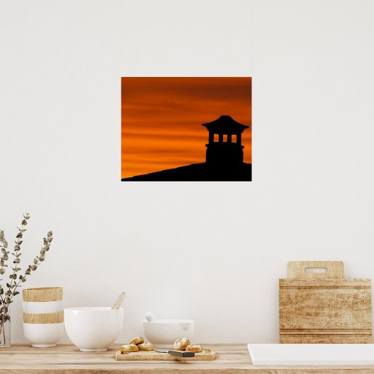 Silhouette Poster (Küche)