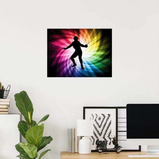 Silhouette Poster (Heimbüro)