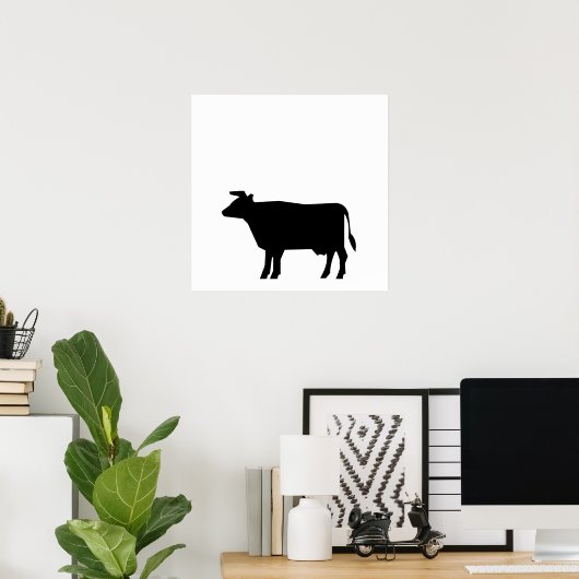 Silhouette Poster (Heimbüro)