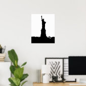 Silhouette-Poster-Statue Poster (Heimbüro)