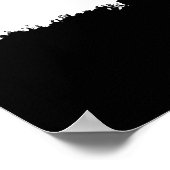 Silhouette-Poster-Statue Poster (Ecke)