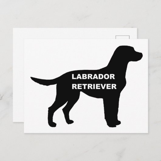 Silhouette Postkarte (Vorne/Hinten)