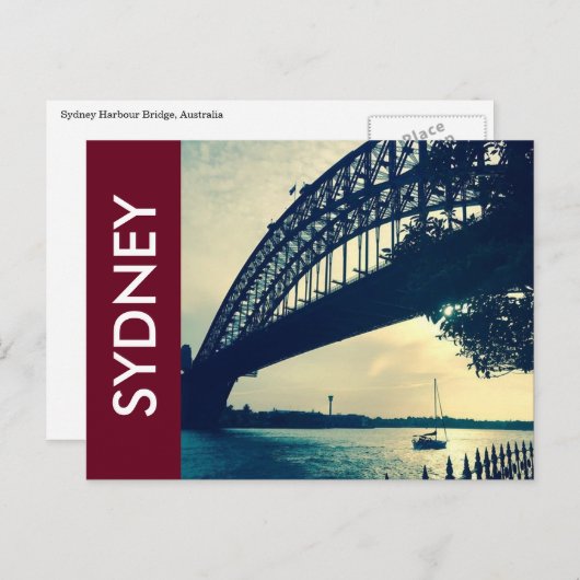 Silhouette Postkarte (Vorne/Hinten)