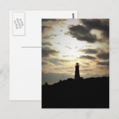 Silhouette Postkarte (Vorne/Hinten)