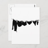 Silhouette Postkarte (Vorne/Hinten)