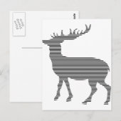 Silhouette Postkarte (Vorne/Hinten)