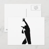 Silhouette Postkarte (Vorne/Hinten)