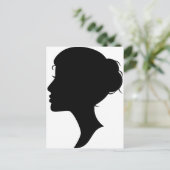 Silhouette Postkarte (Stehend Vorderseite)