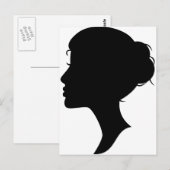 Silhouette Postkarte (Vorne/Hinten)