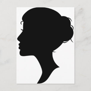 Silhouette Postkarte