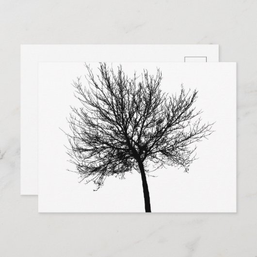 Silhouette Postkarte (Vorne/Hinten)