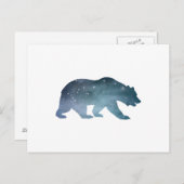 Silhouette Postkarte (Vorne/Hinten)