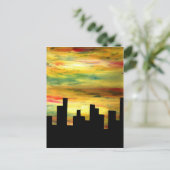 Silhouette Postkarte (Stehend Vorderseite)