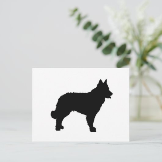 Silhouette Postkarte (Stehend Vorderseite)
