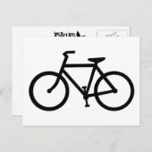 Silhouette Postkarte (Vorne/Hinten)