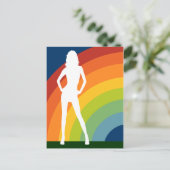 Silhouette Postkarte (Stehend Vorderseite)