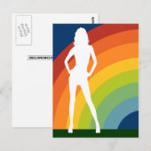 Silhouette Postkarte (Vorne/Hinten)