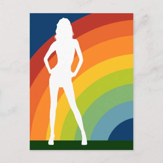 Silhouette Postkarte (Vorderseite)