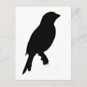 Silhouette Postkarte (Vorderseite)