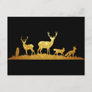 Silhouette Postkarte