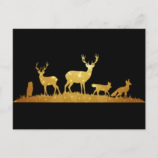 Silhouette Postkarte (Vorderseite)