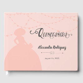 Silhouette Quinceanera Gästebuch