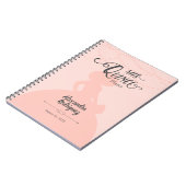 Silhouette Quinceanera Notizblock (Linke Seite)