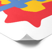 Silhouette Reiten Poster (Ecke)