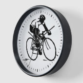 Silhouette Reiten Uhr (Winkel)